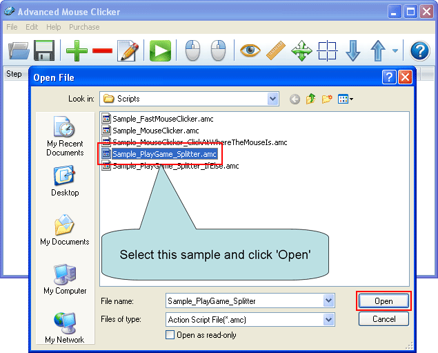 Open File