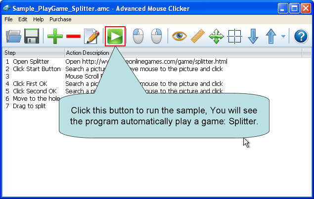 Run Action Script