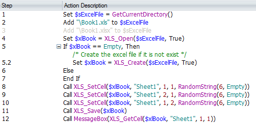 Create Excel File