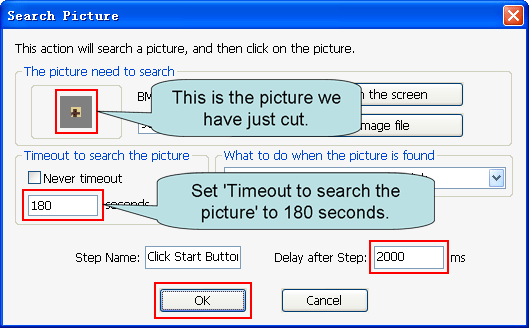 Click Start Button