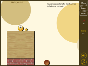 Move mouse to the hole