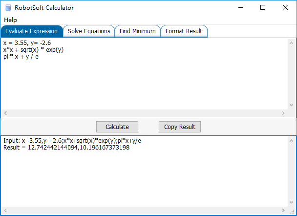 Evaluate Expressions