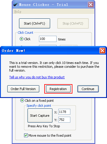 Click Registration Click Registration